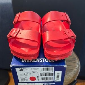 Birkenstock Red Sandals Arizona EVA